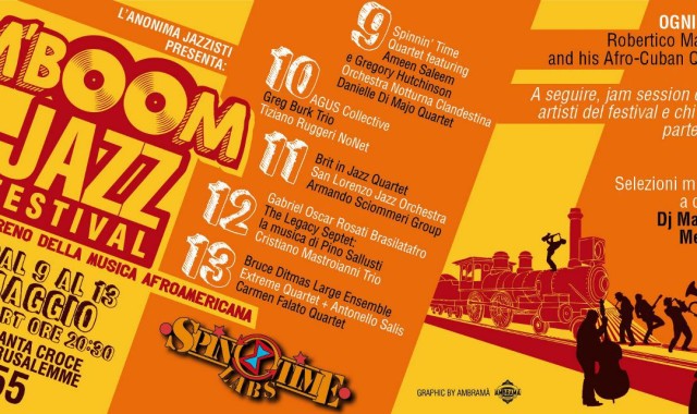 Allo Spin Time Lab arriva il treno della musica Afro Americana: M’Boom Jazz Festival